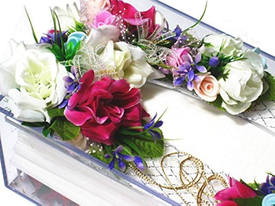 Amazon｜お花をアレンジしたカラフルなティッシュケース/ポプリ